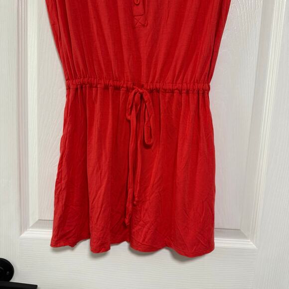 Michael Stars New Amelia Women's Red Shirt Dress Size Medium - Picture 5 of 15